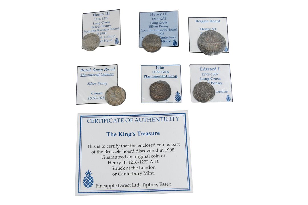 Saxon and Medieval Hammered silver coins - Image 2 of 2