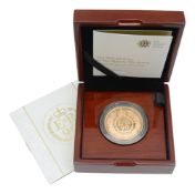 Elizabeth II 2016 gold proof £5 coin The 90th Birthday of Her Majesty The Queen