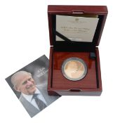 United Kingdom. Royal Mint Elizabeth II 2021 gold proof £5 coin HRH Prince Philip, Duke of Edinburgh