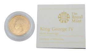 United Kingdom. Royal Mint George IV 1830 gold Sovereign