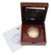 Royal Mint Elizabeth II 2015 gold proof £5 coin The Royal Birth HRH Princess Charlotte