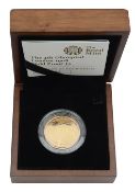 Royal Mint Elizabeth II 2008 gold proof £2 coin 4th Olympiad London 1908