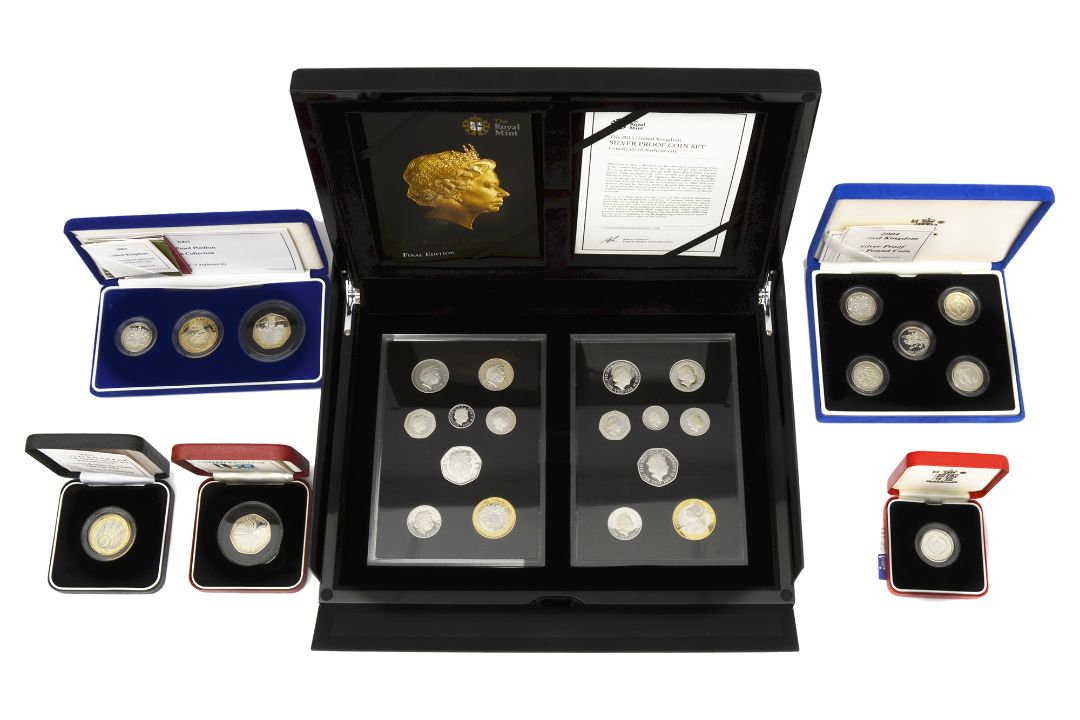 United Kingdom. Royal Mint. Silver proof coins - Image 1 of 2