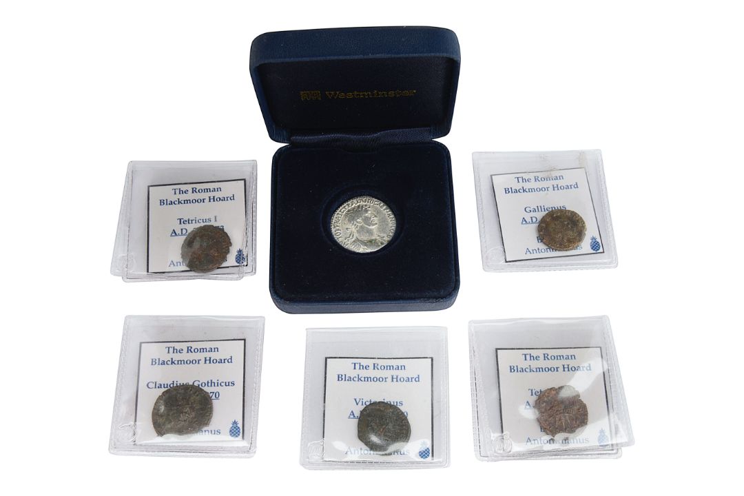 Hadrian. Cilicia, Aegeae, AR Tetradrachym +late Roman AE Antoniniani
