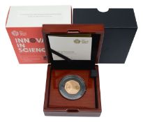 Royal Mint Elizabeth II 2020 gold proof 50p coin Rosalind Franklin