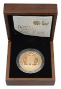 United Kingdom. Royal Mint Elizabeth II 2009 gold proof £5 coin Henry VIII