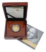 Royal Mint Elizabeth II 2016 gold proof £2 coin The Shakespeare Histories