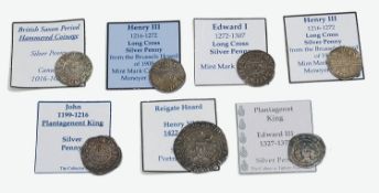 Saxon and Medieval Hammered silver coins