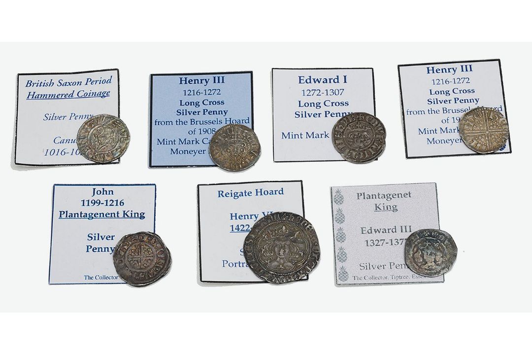 Saxon and Medieval Hammered silver coins - Image 1 of 2