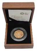 United Kingdom. Royal Mint Elizabeth II 2010 gold proof 50p coin Girlguiding