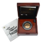 ERII 2015 gold proof 50p coin 75th Anniversary of the Battle of Britain