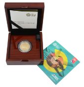 Royal Mint Elizabeth II 2018 gold proof £2 coin RAF Centenary F-35 Lightning II