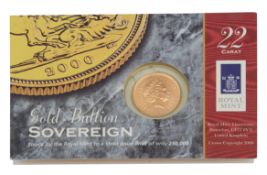 United Kingdom. Royal Mint Elizabeth II 2000 gold Sovereign