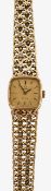 A 9ct gold Omega lady's manual wind wristwatch