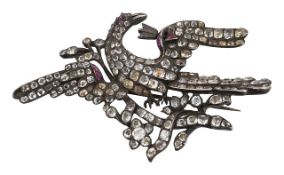 A late 18th/early 19th century paste brooch