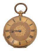 An 18K key wind pocket watch