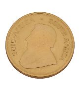 A South African 1 oz fine gold full Krugerrand, 1977