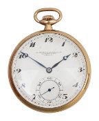 A 9ct gold pocket watch