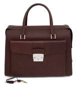An Alfred Dunhill dark brown briefcase