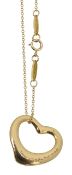 A Tiffany Elsa Peretti open heart necklace