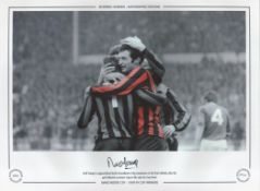 Neil Young 16x12 signed colourised photo, Autographed Editions, Limited Edition. Photo Shows Young