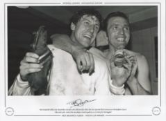 Tony Brown 16x12 signed, Black and white photo, Autographed Editions, Limited Edition. Photo Shows