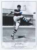 Jimmy McIlroy 16x12 signed colourised photo, Autographed Editions, Limited Edition. Photo Shows