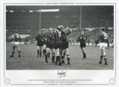 Neil Young 16x12 signed Black and white photo, Autographed Editions, Limited Edition. Photo Shows