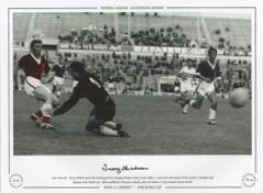 Terry Medwin 16x12 signed colourised photo, Autographed Editions, Limited Edition. Photo Shows