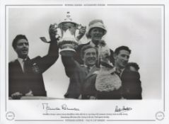 Maurice Norman and Peter Baker 16x12 signed Black and white photo, Autographed Editions, Limited