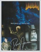 Doug Jones signed 10x8 inch Doom colour promo photo. Good condition Est.