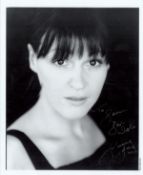 Suranne Jones signed 10x8inch black and white photo. Dedicated. Good condition Est.