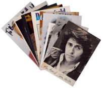 TV/FILM 10 signed photos including names of Tom Courtenay, Lesley Nicol, Michael Melia and more.