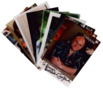 TV/FILM 10 signed photos including names of James Mackenzie, Richard Wilson, Anita Dobson and