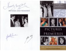 Pictures and Premieres by Harry Myers, John Willis and Gareth Owen hardback book. Signed by all