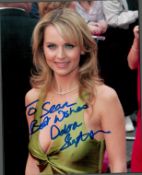 Debra Stephenson signed 10x8inch colour photo. Dedicated. Good condition Est.