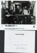 Patricia Hodge large signature piece with unsigned 10x8inch black and white photo. Good condition