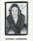 Daphne Ashbrook signed 10x8 inch black and white promo photo. Good condition Est.