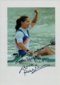 Anna Hemmings signed, MBE 11.5x8 Inch Approx. British canoeist. Six time world champion, two time