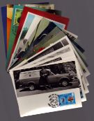 Jersey FDC postcard Collection of 15 Jersey postcards stamped and postmarked from 1973/1974. Good