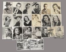 Hollywood legends Original photos from 1950s. Approx 20 black and white unsigned photos of Anne