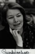 Glenda Jackson signed 5x4inch black and white photo. Good condition Est.