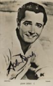 John Derek signed 6x4 inch vintage black and white promo photo. Good condition Est.