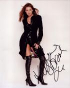 Kelly Brook signed 10x8 inch colour photo. Good condition Est.