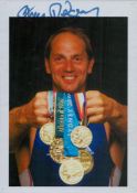 Steve Redgrave signed, CBE DL, photo copied colour pictured 8.25x6 Inch. Good condition Est.