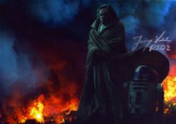 Jimmy Vee signed Star Wars R2D2 10x8 inch colour photo. Good condition Est.