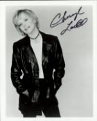 Cheryl Ladd signed 10x8inch black and white photo. Good condition Est.