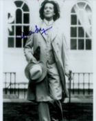 Stephen Fry signed 10x8 inch black and white photo. Good condition Est.