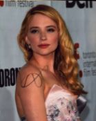 Haley Bennett signed 10x8 inch colour photo. Good condition Est.