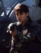 Grace Park signed 10x8 inch colour photo. Slight mark centre of photo signature not affected. Good